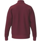 TS - Sweatjacket - Grijs - Katoenmix - Geribbelde Kraag