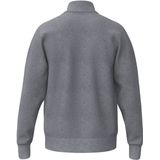TS Sweatjacket - Sweatvest - Grijs - Katoenmix - Geribbelde Kraag