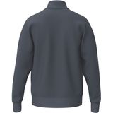 Erima - TS Sweat Jas - Zwart - Katoenmix - Geribbelde Kraag