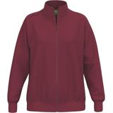 Erima - TS Sweat Jas - Sweatvest - Zwart - 60% Katoen, 40% Polyester