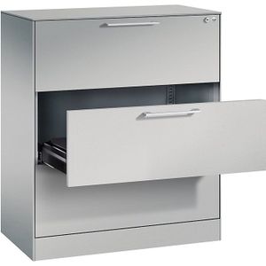 Archiefkast ASISTO, hoogte 992 mm, met 3 lades, A4 liggend C+P