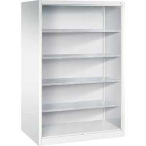 C+P Stellingkast, met 4 verzinkte legborden, h x b x d = 1950 x 1200 x 800 mm