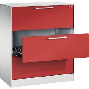 Archiefkast ASISTO, hoogte 992 mm, met 3 lades, A4 liggend C+P