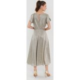 SWING - Avondjurk - Goud - Jersey - 7/8 Lengte - Ronde Hals