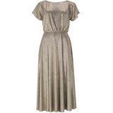 SWING - Avondjurk - Goud - Jersey - 7/8 Lengte - Ronde Hals