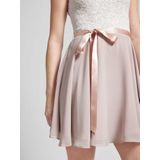 Cocktailjurk - Color-Blocking - Chiffon - Korte Lengte - Glinsterend