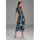 SWING - Jurk - Nachtblauw - Met Onderjurk - 3/4 Lengte - Slanke Pasvorm