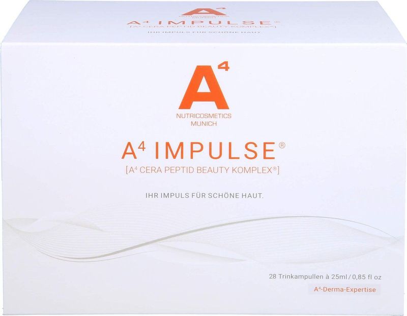 A4 IMPULSE - Drinkampullen - 28x25 ml - Collageen - Huidondersteuning