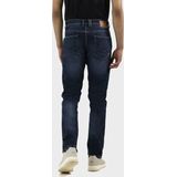 Camel Active - Slim-fit - Jeans - Blauw - 94% Katoen, 5% Polyester, 1% Elastaan