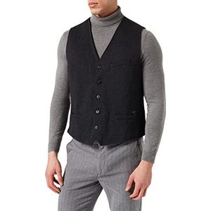 camel active Heren 451935/2866 Pak vest, grijs (antraciet 08), 52