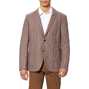 camel active Herenblazer, rood (Red Checked 52), 50