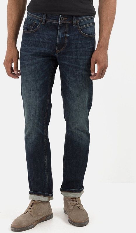 camel active - 488765 - Straight Jeans - Donkerblauw