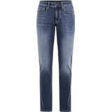 camel active Madison Slim Jeans voor heren, lichtblauw (Mid Blue)