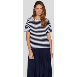 Rabe Print-Shirt "Rabe Shirt mit Strukturstreifen"