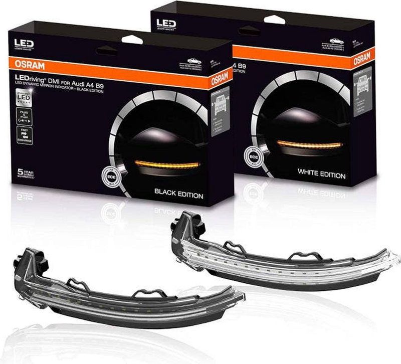 Osram LEDriving Dynamic Mirror Indicator Audi A4 B9 White Edition