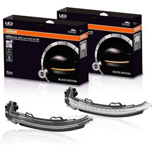 Osram - LEDriving Dynamic Mirror Indicator - Zwart - Audi A4 B9 - Audi A5 F5 - Dynamische Knipperlichten