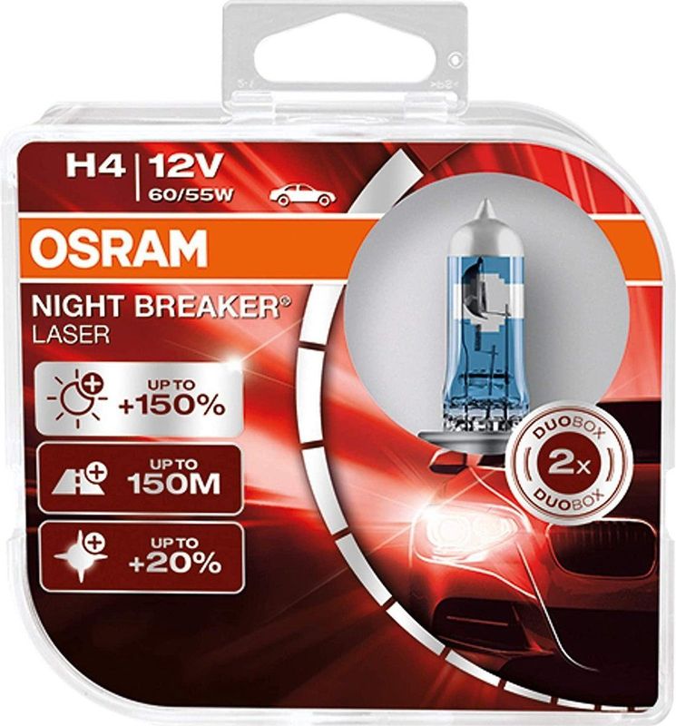 OSRAM - NIGHT BREAKER LASER next Generation - Gloeilamp - Halogeen - Grootlicht
