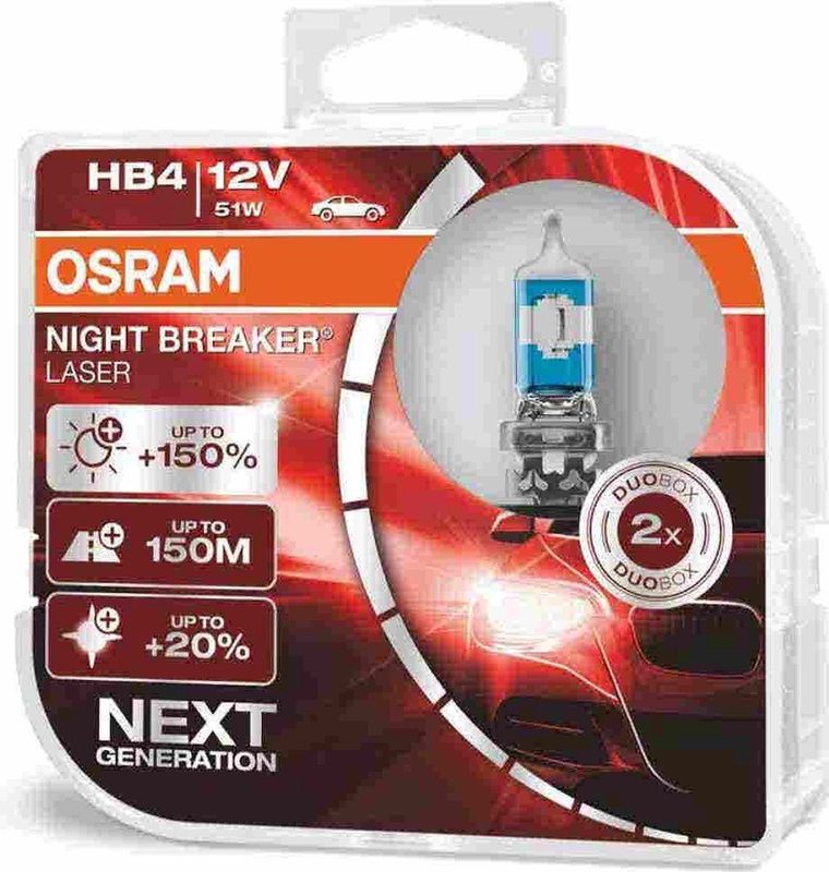 Osram HB4 12V - NIGHT BREAKER LASER - Set