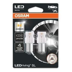 Osram PY21W LED Retrofit Oranje 12V BAU15s 2 Stuks