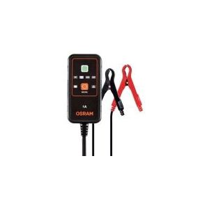 OSRAM BATTERYcharge 901, auto-accu-onderhoudsapparaat, 6 V en 12 V, mobiele acculader voor motorfietsen en kleine voertuigen met een motorcapaciteit van maximaal 1,2 l