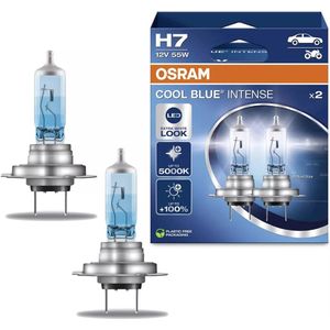 Osram - Coolblue Intense - Halogeenlampen - H7 - 2 Stuks - Extra Wit Licht