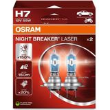 Osram - Night Breaker Laser - Halogeenlamp - 12V 55W - 150% Meer Zicht