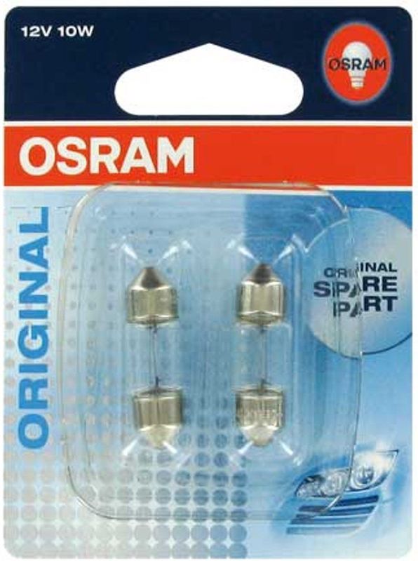 Osram - C10W - Halogeenlamp - 12V - 2 Stuks