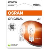 Gloeilamp - W16W - Oranje - 2 Stuks - Halogeen