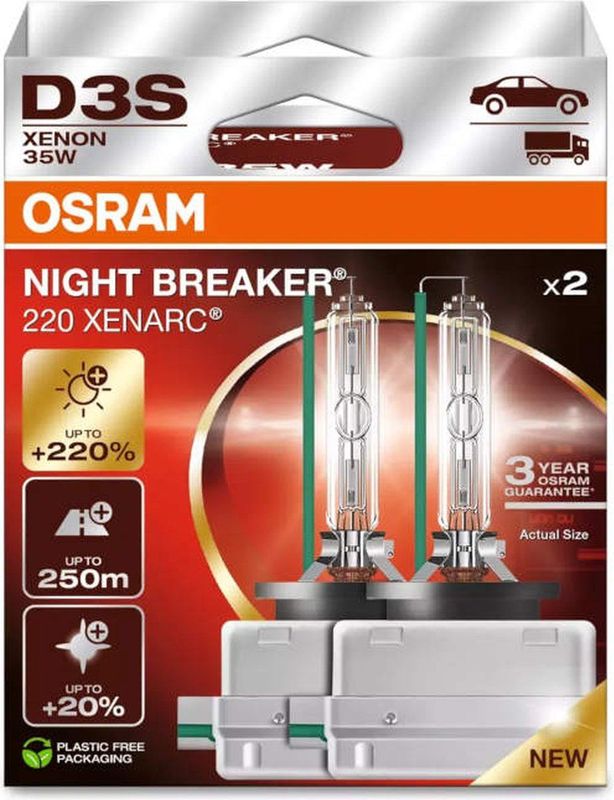 OSRAM 66340XN2-2HB Gloeilamp - Grootlicht - Bi-Xenon - 2 Stuks