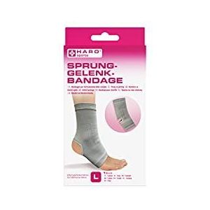 Haro medical care enkelbandage maat M, elastisch, enkelbandage, voetbandage, sport, dagelijks gebruik, enkelbandage ontlast gestabiliseerd gewricht, links rechts draagbaar, ademend