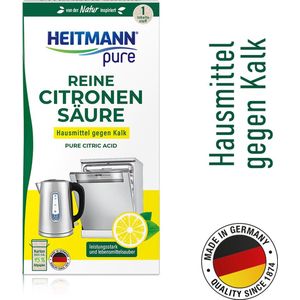 HEITMANN pure Zuiver citroenzuur: ecologische biologische ontkalker - poeder, 1 x 350 g