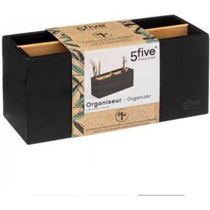 Five - Make-up Kwastenhouder - Zwart - MDF Hout