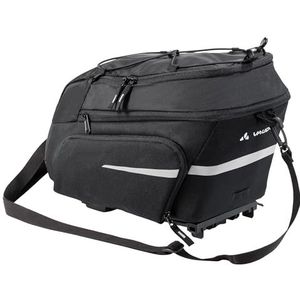 VAUDE 14510 Silkroad Plus (UniKlip) bagagedragertassen, zwart, eenheidsmaat