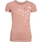 Vaude Skomer Print T-shirt Met Korte Mouwen Roze Vrouw