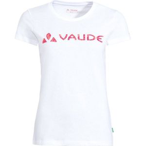 Vaude Logo T-shirt Met Korte Mouwen Wit Vrouw