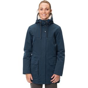 Vaude - Manukau Parka II - Damesjack - Groen - Bontimitatie - Waterdicht
