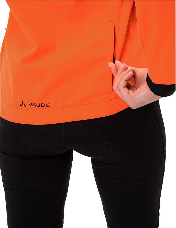 VAUDE Posta softshell jas voor dames, warme fietsjas