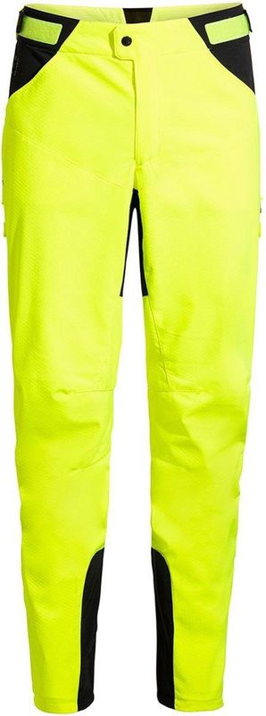 Vaude - Bike Qimsa II - Softshellbroek - Geel - Winddicht - Ademend - Waterafstotend