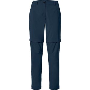 Vaude Skomer Zip Off Ii Broek Blauw 46 / Regular Vrouw