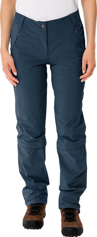 VAUDE - Farley Stretch Capri T-Zip Trekkinghose Damen dark sea