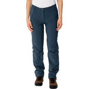 Vaude - Farley Stretch Capri T-Zip Pants - Afritsbroek - Blauw - Dames