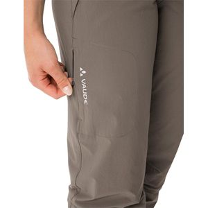 Vaude - Farley Stretch Capri T-Zip - Wandelbroek - Groen - Elastisch - Duurzaam