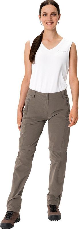 Vaude Farley Stretch Zo T-zip Ii Broek Grijs 34 / Regular Vrouw