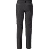 Vaude Womens Farley Stretch Zip Off Pants II Trekkingbroek (Dames |zwart)