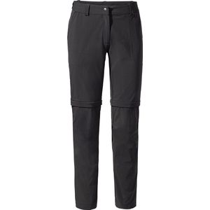 Vaude Women' Farley Stretch ZO Pants II - Outdoorbroek - Dames - Zwart - Afritsbaar