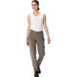 VAUDE - Stretchbroek - Dames - Groen - Sneldrogend - Duurzaam