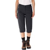 VAUDE Dames Capribroek - Wandelen - Zwart - Sneldrogend - Stretchmateriaal