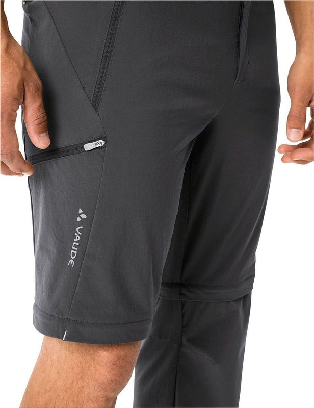 Vaude - Farley Stretch III - Converteerbare Broek - Grijs - Polyamide