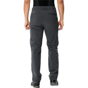Vaude - Farley Stretch T-Zip Pants III - Afritsbroek - Grijs - Stretch - UV-bescherming - Zip-Off