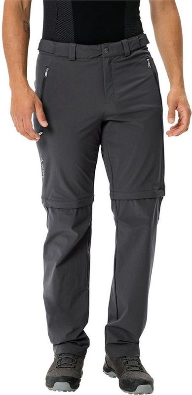Vaude Farley Stretch T-zip Iii Broek Zwart / Short Man